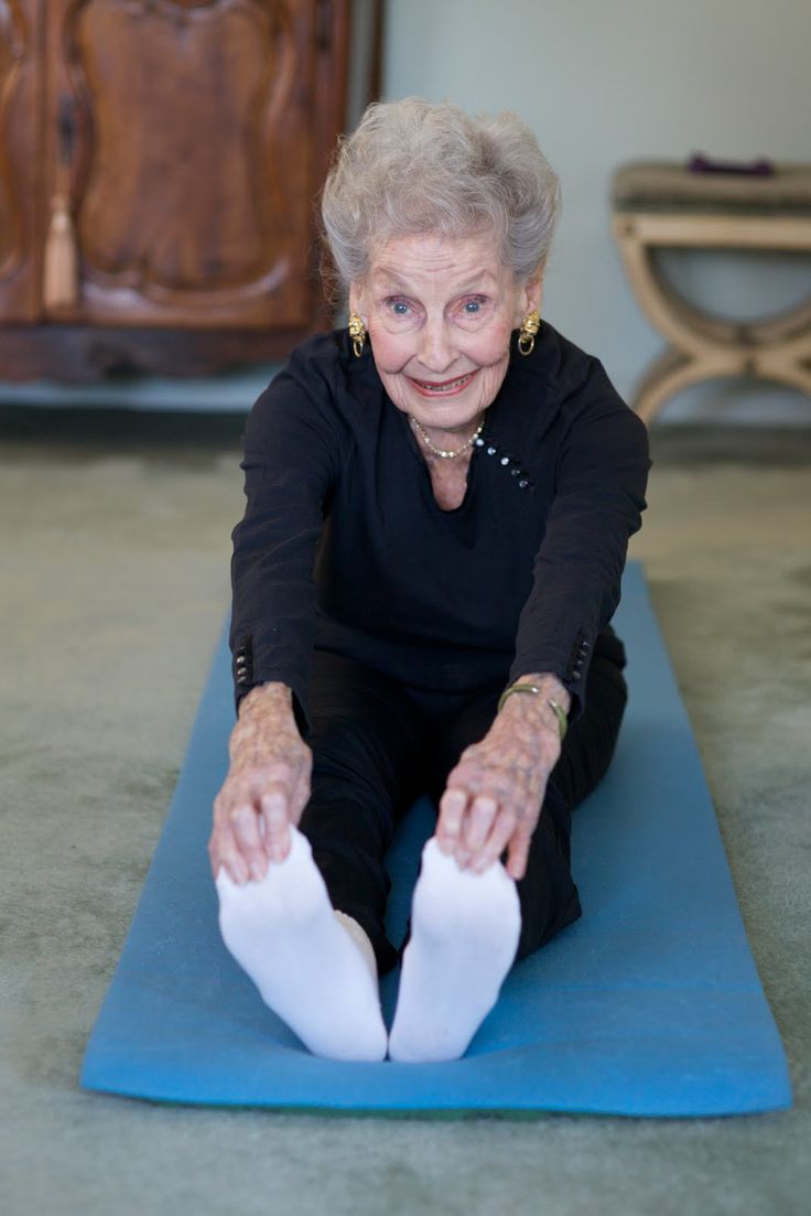 yoga pose old woman yogi