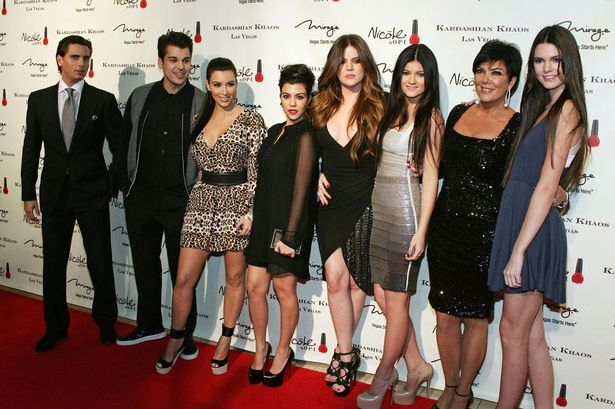 Khloe Kardashian and family