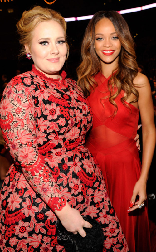 Adele and Rihanna