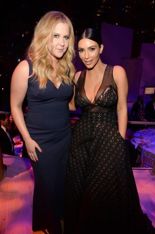 Amy Schumer and Kim Kardashian
