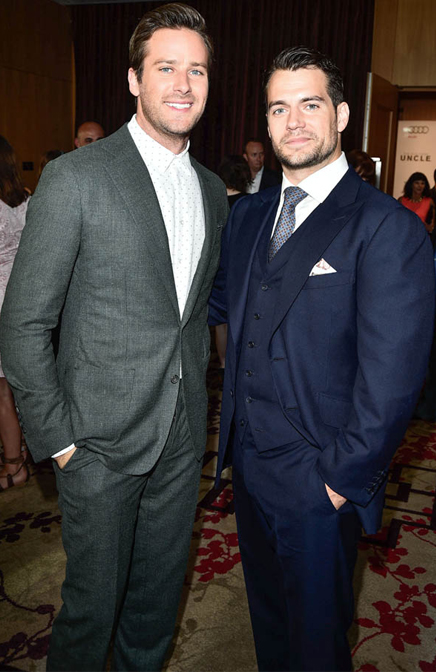 Armie Hammer and Henry Cavill