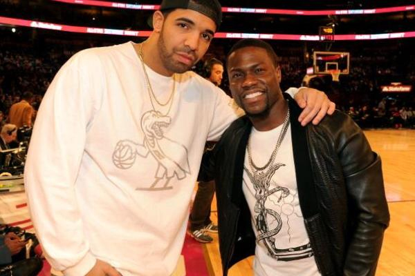 Drake and Kevin Hart