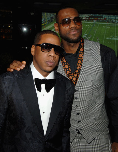 Jay Z and Lebron James