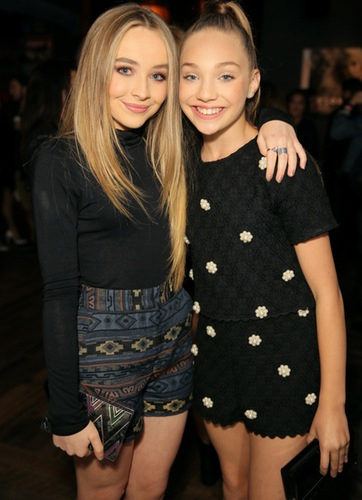 Sabrina Carpenter and Maddie Ziegler