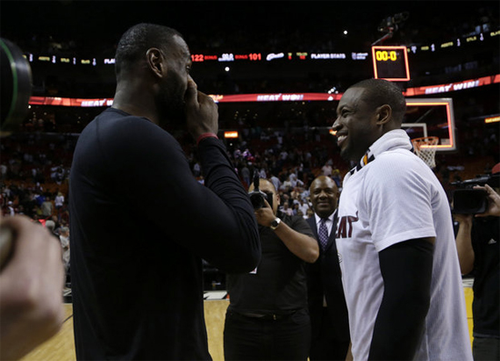 Lebron James and Dwyane Wade