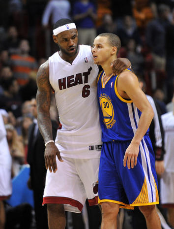 Lebron James and Stephen Curry