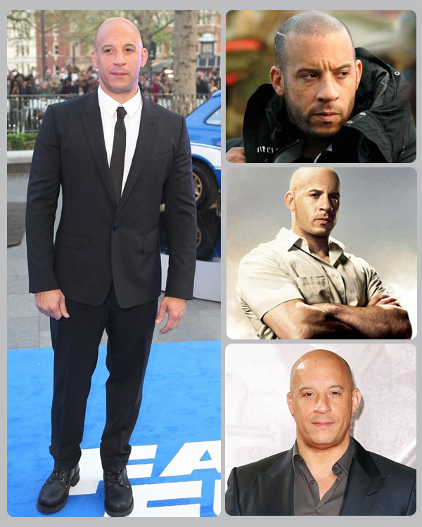 Vin Diesel Height Weight Body Measurements