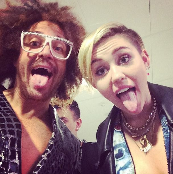 Redfoo and Miley Cyrus